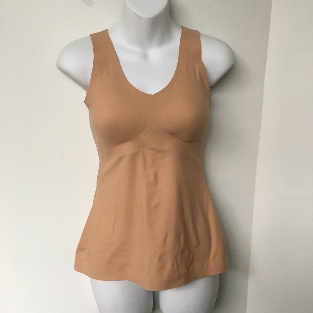Knix Evolution Tank Built In Bra Scoop Neck S Beig